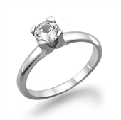 תמונה של טבעת יהלום 0.4 קראט